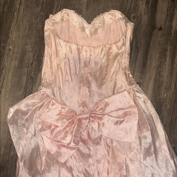 Vintage Gunne Sax woman’s light pink strapless dress - size 11/12 - Picture 6 of 8